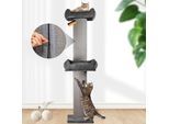 Rohrschneider XXL Kratzbaum FRIEDA – Kratztonne XXL austauschbare Kratzmatten stabil extra breite Säule Cord-Bezug waschbar Kratzbaum für große, mittlere und kleine Katzen Cord