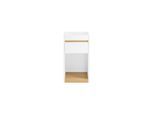 SoBuy Nachttisch mit 1 Schublade Weiß 30x35x55cm Modern