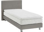 Boxbett "Kiss, wahlweise mit Topper in verschiedenen Härtegraden erhältlich", grau, B:105cm L:210cm, WESTFALIA SCHLAFKOMFORT, Komplettbetten