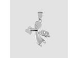 Kettenanhänger ADELIA´S "Damen Anhänger – Herzanhänger aus 925 Silber mit Zirkonia", silber, Schmuckanhänger, Damen, Silber 925 (Sterlingsilber), Kettenanhänger, Zum Verschenken an Menschen, die Ihnen am Herzen liegen