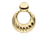 Kettenanhänger JOBO "Runder Anhänger 21 mm", gold (gelbgold 333), Schmuckanhänger, Damen, Gelbgold 333, Kettenanhänger, 8 Karat 333 Gold
