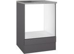 Herdumbauschrank OPTIFIT "OPTImulti", anthrazit matt, anthrazit matt, B:60cm H:88cm T:60cm, Holzwerkstoff, Schränke, Herdumbauschrank, Breite 60 cm, inkl. Arbeitspaltte und Sockel