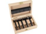 FAMAG Bormax 2,0 WS-Forstnerbohrersatz 5-teilig D=15,20,25,30,35mm im Holzkasten