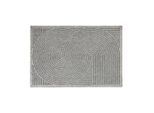 FUßMATTE, Silberfarben, Textil, Struktur, rechteckig, 45x75 cm, für Fußbodenheizung geeignet, rutschhemmend, pflegeleicht, Teppiche und Böden, Schmutzfangmatten, Fußmatten