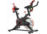 HOMCOM Fahrradtrainer Stahl, ABS