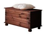 Sitztruhe OTTO HOME "Finca", braun (dunkelbraun), B:85cm H:45cm T:43cm, Sitzbänke