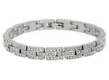 Edelstahlarmband VIVANCE "elegance", silber (edelstahlfarben), Armbänder, Damen, Chirurgiestahl, Edelstahlarmband