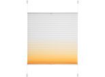 Plissee LIEDECO "Farbverlauf" Gr. 4, orange, B:80cm H:130cm, Obermaterial: 100% Polyester, Plissees, Plissee