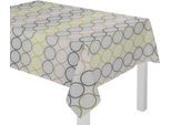 Tischdecke WIRTH "ZIRBELLO" Gr. 2, grün, B:120cm L:120cm, Baumwolle, Polyester, Tischdecken, Tischdecke