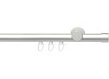 Gardinenstange LIEDECO "Innenlaufgarnitur 20 mm Power Endkappe" Gr. 2, grau (aluminiumfarben), L:160cm Ø:2mm, Aluminium, Gardinenstangen, Gardinenstange, Gardinenstange Komplett