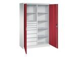 C+P Werkzeugschrank mit Schubladen Acurado, 1950x1200x500mm, 7035/3003 ; C + P Möbelsysteme (8931-305|S10344)