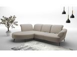 Ecksofa SIT & MORE "Dance, L-Form, inkl. Sitztiefenverstellung", grau (taupe), B:313cm H:91cm T:208cm, 95%Polyester 5%Polyamid, Sofas, Ecksofa, inkl. Click&Seat, optional mit Kopfteilverstellung