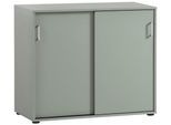 Aktenschrank WELLTIME "Baku", grün (pistazie), B:100,1cm H:83,6cm T:41cm, FSC-zertifizierter Holzwerkstoff, Schränke, Aktenschrank, 100x63 cm, Schiebetüren, Made in Germany