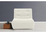 Schlafsofa ELL + ELL "Vanja", weiß (nat weiß), B:90cm H:85cm T:100cm, Sofas, Schlafsofa