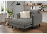 Loveseat HOME AFFAIRE "Lazio, 111 cm breit, modern und bequem", grau (anthrazit), B:111cm H:101cm T:167cm, 90% Polyester, 5% Nylon, 5% Rayon, Sessel, Loveseat, Webstoff, inkl. Rücken- und Zierkissen