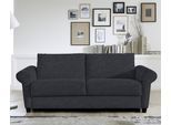 Schlafsofa BALI "ELISA Dauerschläfer in 140 und 160er Breite", grau (anthrazit), B:211cm, 100%PES, Sofas, Schlafsofa, stabile Gitterrost-Unterfederung
