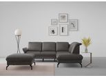 Ecksofa SIT & MORE "Fashion L-Form", grau (anthrazit), B:250cm H:84cm T:207cm, Sofas, Ecksofa, wahlweise mit Kopfteilverstellung und Vorziehsitz, motorisch