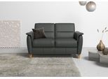 2-Sitzer HOME AFFAIRE "Palmera, B: 149 cm", grau (anthrazit), B:149cm H:89cm T:89cm, Luxus-Microfaser (100% Polyester);Struktur (100% Polyester);Luxus-Microfaser in Lederoptik (100% Polyester), Sofas, 2-Sitzer, mit Federkern