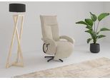 TV-Sessel SIT & MORE "Zoe, inkl. Kopfteilverstellung & 360 Drehfunktion", beige (sand), B:74cm H:112cm T:82cm, 100% Polyester, Sessel, TV-Sessel, wahlweise mit 2 Motoren, Akku & Aufstehhilfe
