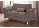 2-Sitzer SIT & MORE "Arngast", grau (taupe), B:156cm H:84cm T:93cm, Sofas, 2-Sitzer, inklusive Federkern und Kopfteilverstellung