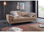2,5-Sitzer SIT & MORE "Percy", beige, B:207cm T:112cm, Sofas, 2 5-Sitzer, 15 cm Fußhöhe, Sitztiefenverstellung, wahlweise Kopfteilverstellung