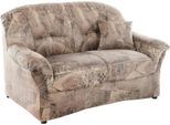 2-Sitzer DOMO COLLECTION "Bahia Couch, B/T: 153/92 cm, belastbar bis 140kg/ Sitz, mit Federkern", braun, Sofas, B/H/T: 153cm x 91cm x 92cm, Luxus-Microfaser, Luxus-Microfaser (100% Polyester), mit Muster;Struktur (100% Polyester), 2-Sitzer, Microfaser MELROSE, mocca, B:153cm H:91cm T:92cm