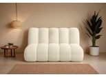 2-Sitzer "Priya Designersofa, moderne Steppung, auch in Bouclé", beige (creme), B:155cm H:84cm T:108cm, 100% Polyester, LEGER HOME BY LENA GERCKE, Sofas, 2-Sitzer, gemütlich und modern, B/T/H: 155/108/84 cm