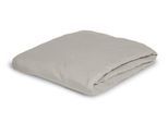 Betttuch IRISETTE "Vesuv 12", grau (taupe), B:150cm L:250cm, Jersey, Obermaterial: 100% Baumwolle, Bettlaken, Betttuch, flauschig und warm, ohne Gummizug