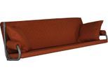 Bankauflage "Joy", orange (terracotta), B:178cm H:7cm T:180cm, Obermaterial: 100% Polyester. Füllung: 100% Polyurethan, ANGERER FREIZEITMÖBEL, Polsterauflagen, Bankauflage