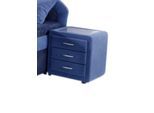 Nachtkommode MAINTAL, blau (hellblau), B:48cm H:50cm T:43cm, Sideboards, Nachtkommode, Made in Germany