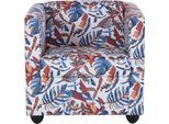 Sessel "LooksI", beige (gemustert, beige), B:72cm H:71cm T:75cm, Cord (92% Polyester, 8% Polyacryl);Luxus_Microfaser mit Druck (100% Polyester);Luxus-Microfaser (100% Polyester), LOOKS BY WOLFGANG JOOP, Sessel, Sessel, in vielen frischen Farben