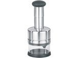 Gemüsehacker GEFU "TRITARE", silber, H:21,7cm, Zerkleinerer, Gemüsehacker, extrascharfe Messer, Edelstahl