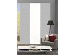 Schiebegardine HOME WOHNIDEEN "PIVE 3er SET" Gr. 1, silber (silberfarben), B:60cm H:245cm, Polyester, Gardinen, Schiebegardine, Schiebevorhang Digidruck 3er Set PIVE