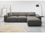 Ecksofa HOME AFFAIRE "Glimminge auch in Breitcord, Feincord, Bouclé + Easy care-Bezug", grau, B:294cm H:71cm T:191cm, 95% Polyester, 5% Nylon, Sofas, Ecksofa, L-Form, Breite 294, Zierkissen