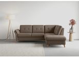 Ecksofa SIT & MORE "Göteborg", braun (nuss), B:250cm H:90cm T:226cm, Sofas, Ecksofa, inkl. Sitztiefenverstellung, wahlweise mit Bettfunktion & Bettkasten