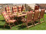 Garten-Essgruppe MERXX "Maracaibo", braun, Obermaterial: 100% Polyester. Füllung: 100% Polyurethan, Sitzmöbel-Sets, Garten-Essgruppe