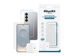 CARE BY PANZERGLASS USB-Ladegerät "StartKit - alles drin - Screen Protector, Case & Charger", weiß, B:10cm H:5cm T:22cm, Ladegeräte, 3-in-1 Bundle für Samsung Galaxy S25, USB-Ladegerät