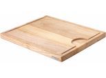 Schneidebrett CONTINENTA, beige (natur), B:34cm H:2,4cm L:42cm, Massivholz, Schneidebretter, Schneidebrett, Handarbeit