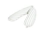 Stillkissen JULIUS ZÖLLNER "Stripes", grau, B:25cm H:15cm L:190cm, Baumwolle, Funktionskissen, Stillkissen