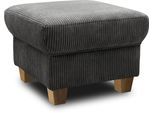 Polsterhocker HOME AFFAIRE "Yesterday", grau, B:58cm H:42cm T:58cm, Struktur (100% Polyester);Primabelle-Microfaser (100% Polyester);Microfaser Antikleder-Optik Melrose (100% Polyester), Hocker, Polsterhocker, passend zur "Yesterday"-Serie