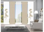 Schiebegardine VISION S "BERTO 5er SET" Gr. 1, beige (sand), B:60cm H:260cm, Polyester, Gardinen, Schiebegardine, Schiebevorhang Digidruck 5er Set BERTO