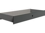 Bettschubkasten WIMEX "Barcelona", grau (graphit), B:141cm H:20cm T:61cm, Schubladen, Bettschubkasten, für extra Stauraum unter dem Bett
