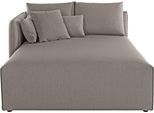 Ottomane OTTO HOME "Nöre", grau, B:138cm H:86cm T:168cm, 100% Polypropylene, Sofas, Ottomane, Lounge-Modul - zum eigenen Zusammenstellen, Breite 138cm, Tiefe 168cm