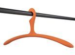 Kleiderbügel SPINDER DESIGN "Arx", orange, B:45,5cm H:21cm T:4cm, Kunststoff, Kleiderbügel, Kleiderbügel, Breite 45,5 cm
