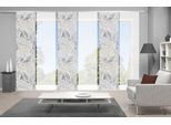 Schiebegardine VISION S "LISIO 6er SET" Gr. 1, grau, B:60cm H:260cm, Polyester, Gardinen, Schiebegardine, Schiebevorhang Digidruck 6er Set LISIO