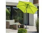 Sonnenschirm SCHNEIDER SCHIRME "Bilbao", grün (hellgrün), Obermaterial: 100% Polyester, Standschirme, Sonnenschirm, abknickbar, ohne Schirmständer