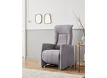 TV-Sessel SIT & MORE "Melissa", grau, B:71cm, 100% Polyester, Sessel, TV-Sessel, wahlweise elektrisch oder manuell verstellbar, optional Aufstehhilfe