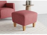 Polsterhocker SIT & MORE "Bosse", lila (chianti), B:56cm H:46cm, Hocker, Polsterhocker