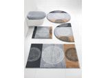 Badematte HEINE HOME Gr. 1, grau (grau, taupe), rechteckig (45cm x 50cm ), 1 Stk., Badematten, Badematte