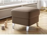 Hocker SIT & MORE "Vincenzo", braun, B:58cm H:48cm T:58cm, Hocker, Hocker